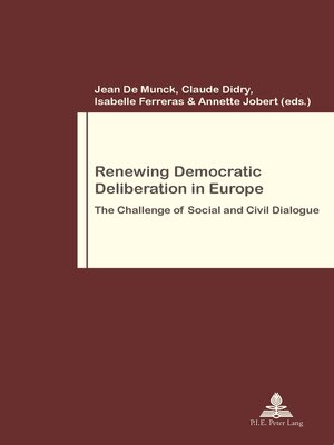 cover image of Renewing Democratic Deliberation in Europe